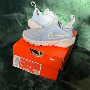 Nike Flex Runner 2 Toddler Slip-On Shoes Blue Size 6